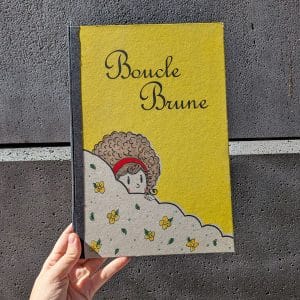 Livre artisanal jeunesse « Boucle-Brune » (visuel 1) – Cosette Cartonera