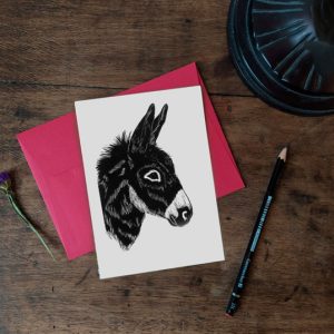 Carte Postale : Petit âne