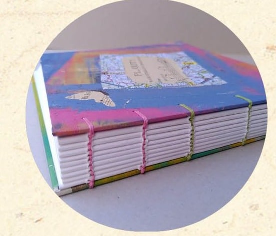 Reliure Papillon - carnet avec couverture artistique