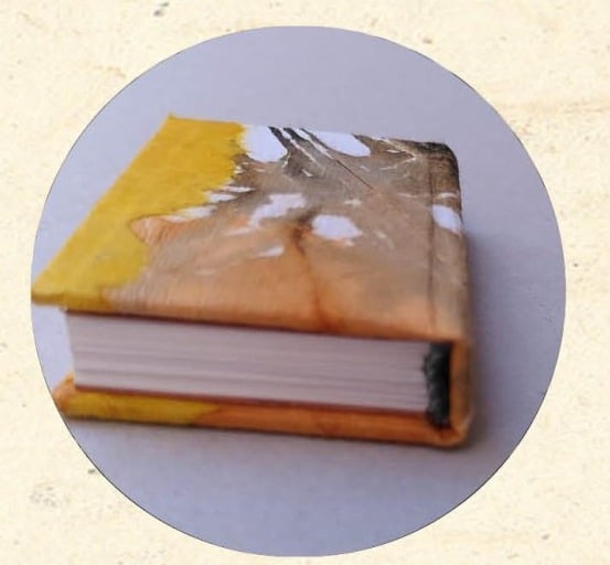 Reliure Traditionnelle - carnet à couverture marbrée