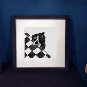 Gravure artisanale « El Galgo » (visuel 4) – Cosette Cartonera