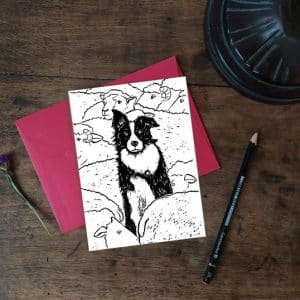 Carte postale artisanale « Un café ? » (visuel 4) – Cosette Cartonera
