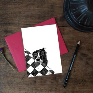 Carte postale artisanale « Un café ? » (visuel 3) – Cosette Cartonera