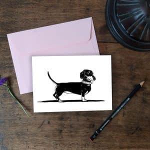 Carte postale artisanale « Un café ? » (visuel 2) – Cosette Cartonera